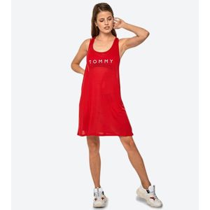 Tommy Hilfiger dámské červené šaty - M (611)